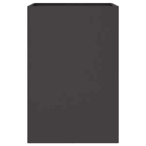 Must külmvaltsitud terasest taimekast, 52 x 48 x 75 cm – 5