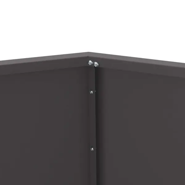 Must terasest taimekast välitingimustesse, 75 x 75 x 60 cm – 7