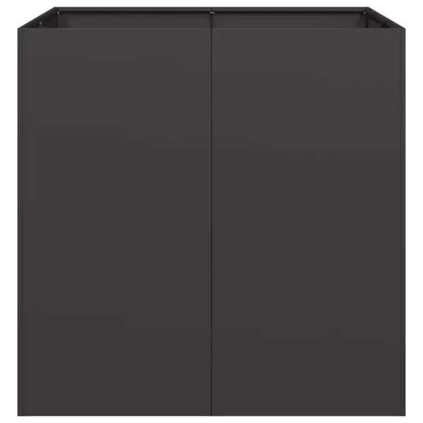 Terasest taimekast avatud põhjaga, must, 80 x 80 x 80 cm – 4