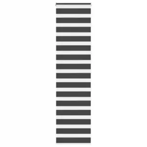 Triibuline päev-öö ruloo must, 60 x 200 cm, polüester, kanga laius 55,9 cm