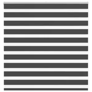 Triibuline päev-öö ruloo, must, 140 x 100 cm, kanga laius 135,9 cm, polüester