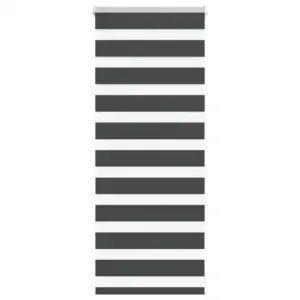 Triibuline sebraruloo kettmehhanismiga, must, 65 x 100 cm, kanga laius 60,9 cm, polüester