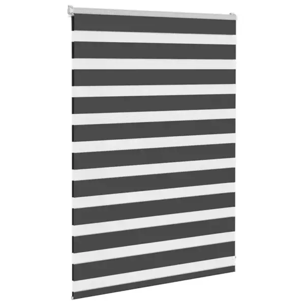 Triibuline zebra rulookardin, must, 100 x 100 cm, kanga laius 95,9 cm, 100% polüster – 3