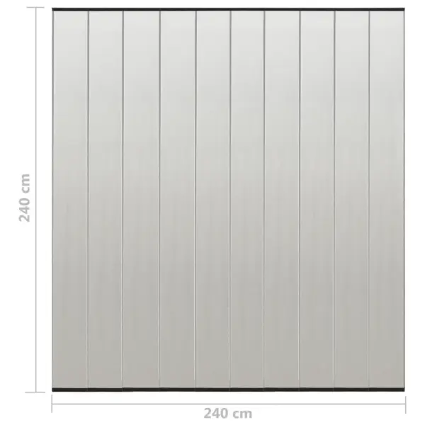 Must uksevõrk putukakardin, 2 tk, polüester, 240 x 240 cm – 8