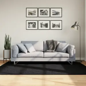 Must lühikese karvaga vaip OVIEDO, 140 x 200 cm