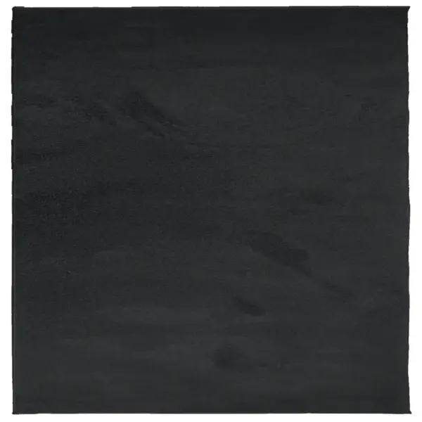 Must lühikese karvaga vaip OVIEDO, 200 x 200 cm, 100% polüester – 9