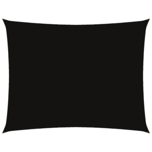 Veekindel ristkülikukujuline päikesepuri, must oxford-kangas, 3,5 x 4,5 m