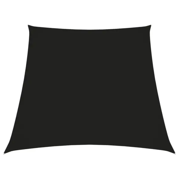 Trapetsikujuline veekindel päikesepuri, must oxford-kangas, 2/4 x 3 m – 2