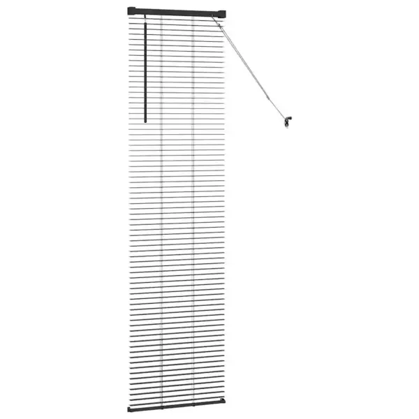 Must alumiiniumist venetsia ruloo, 175 x 50 cm – 6