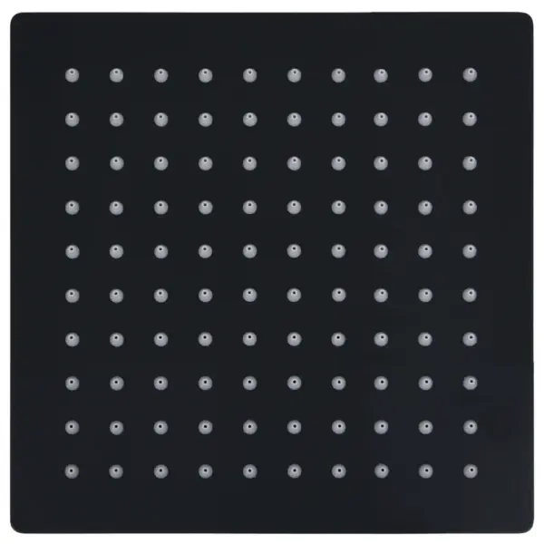 Vihmadušiotsik pööratava liigendiga, must roostevaba teras, 20 x 20 cm – 2