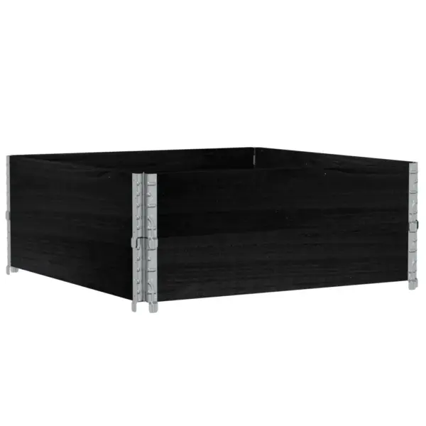 Virnastatav must männipuidust taimekast tsingitud nurkadega, 100 x 100 x 41 cm – 5