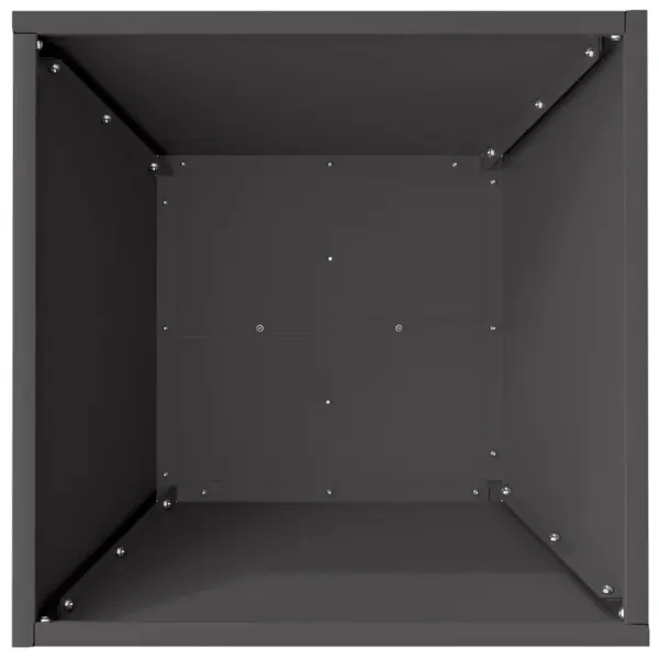 Mustad metallist aia istutuskastid, 5 tk, 40 x 40 x 15 cm, külmvaltsitud teras – 9