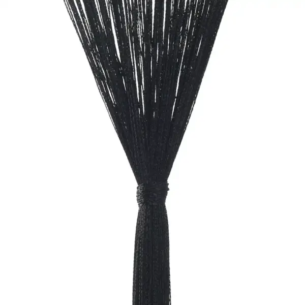 Nöörkardinad uksele ja aknale, must, 2 tk, 140 x 250 cm – 6