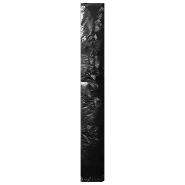 Mustad päikesevarjukatted lukuga, PE, 175 cm, 2 tk – 2