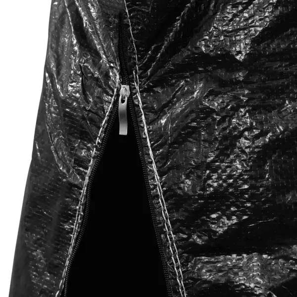 Mustad päikesevarjukatted lukuga, PE, 175 cm, 2 tk – 5