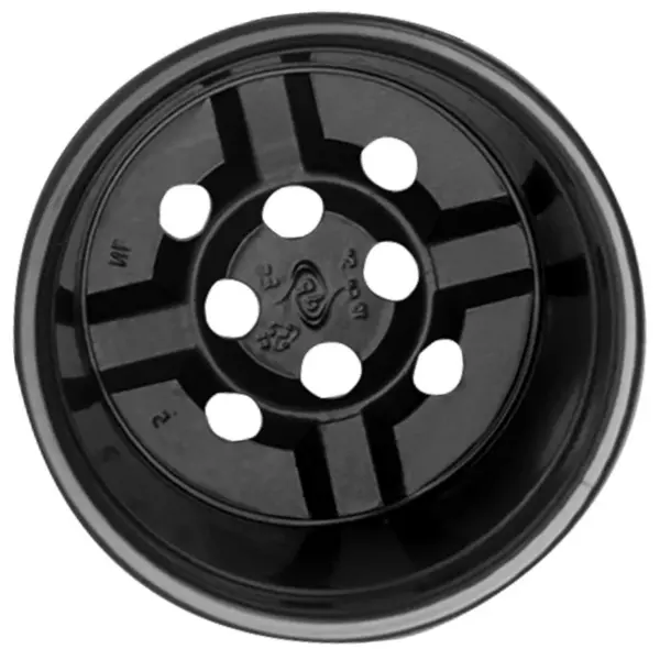 Plastikust lillepotid drenaažiavadega, 50 tk, must, Ø 15 x 12,5 cm – 7