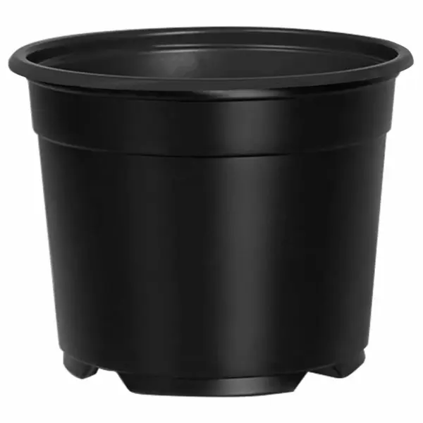 Mustad plastlillepotid drenaažiavadega, 50 tk, Ø 15 x 12,5 cm - 2