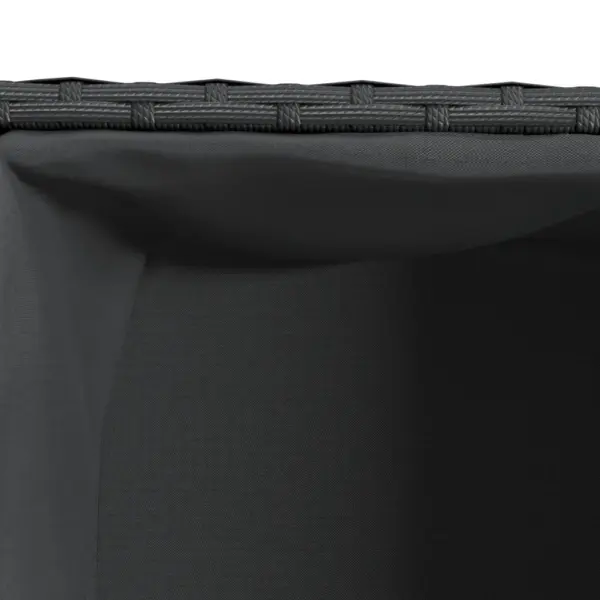 Aia taimekastid, 2 tk, must polürotang, 72 x 30 x 32 cm – 11