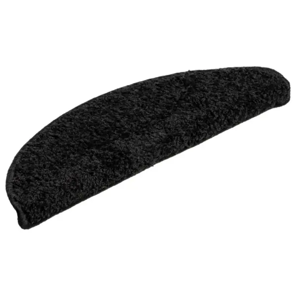 Poolringikujulised trepimatid, mustad, 10 tk, 56 x 17 x 3 cm – 3