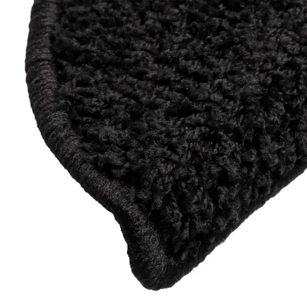 Poolringikujulised mustad trepimatid kahepoolse teibiga, 15 tk, 56 x 17 x 3 cm – 6