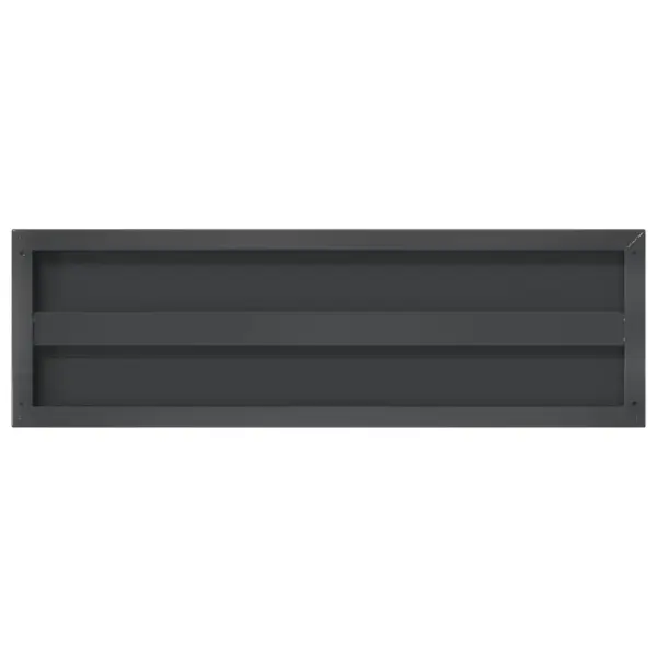 Mustad roostevabast terasest seinariiulid, 2 tk, 75 x 23,5 cm, kandevõime 100 kg – 8