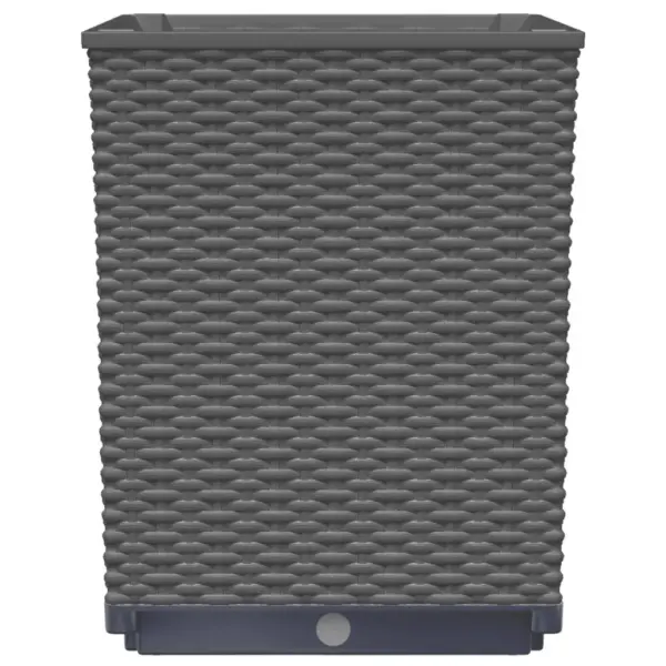 Ruumikad mustad taimekastid, 2 tk, polüpropüleen, 30 x 30 x 37 cm – 6