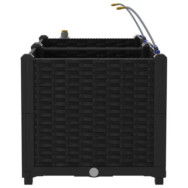 Aia istutuskastid kastmissüsteemiga, 2 tk, must teras, 80 x 40 x 37,5 cm – 7