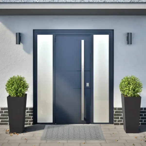 Kõrged terasest taimekastid, 2 tk, must, 35 x 35 x 75 cm põhjaga – 3