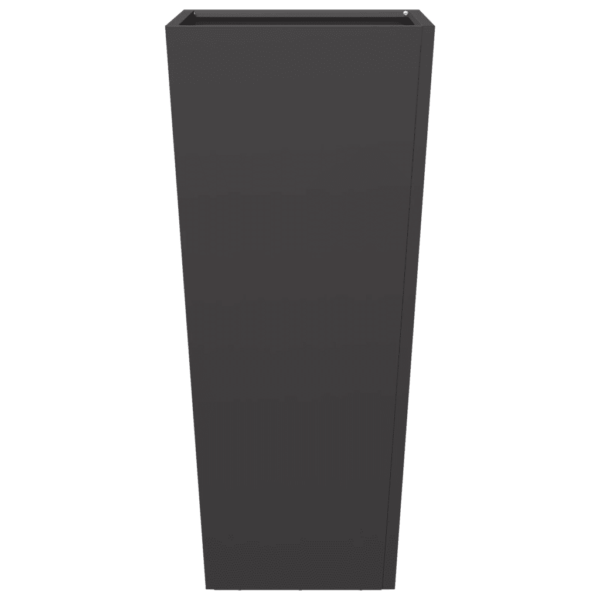 Kõrged terasest taimekastid, 2 tk, must, 35 x 35 x 75 cm põhjaga – 6