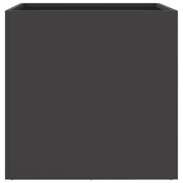 Mustad taimekastid külmvaltsitud terasest, 2 tk, 49 x 47 x 46 cm – 6