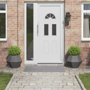 Terasest taimekastid, 2 tk, must, 50 x 50 x 40 cm