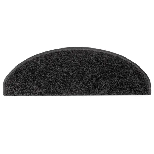 Poolringikujulised trepimatid kahepoolse teibiga, mustad, 10 tk, 65 x 21 x 4 cm – 4