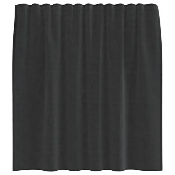 Poolläbipaistvad vardataskuga voile kardinad, must, 2 tk, 140 x 140 cm – 4