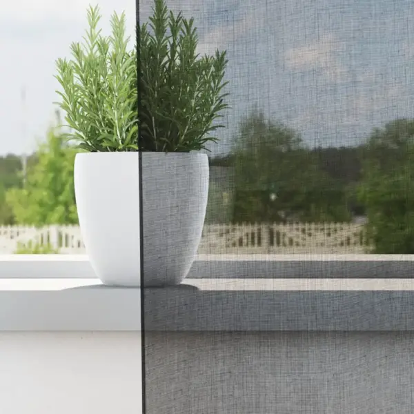 Poolläbipaistvad vardataskuga voile kardinad, 2 tk, must, 140 x 225 cm – 3