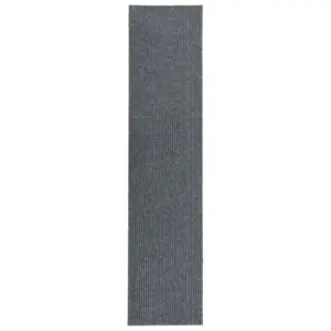 Mustust püüdev põrandamatt libisemisvastase põhjaga, hall, 100 x 450 cm