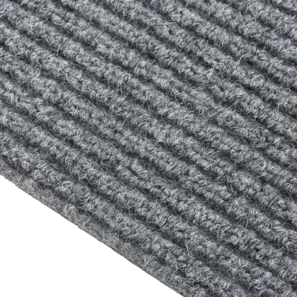 Mustust püüdev põrandamatt libisemisvastase põhjaga, hall, 100 x 450 cm – 2