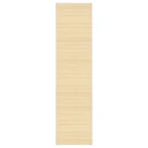 Naturaalne bambusvaip libisemiskindla põhjaga, 80 x 300 cm