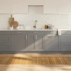 Naturaalne bambusvaip libisemiskindla alusega, 60 x 400 cm