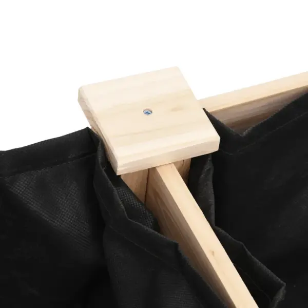 Voodriga taimelava nulupuidust, pruun, 161 x 45 x 76 cm – 6