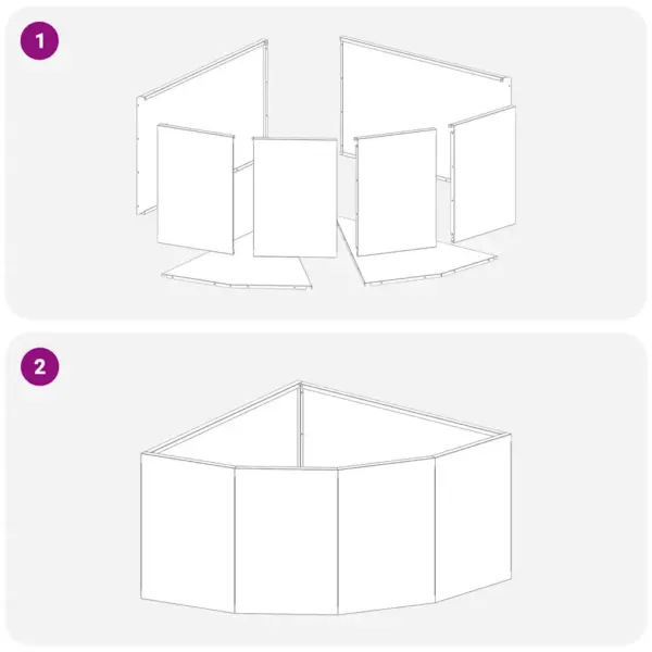 Nurga aiakast roostevärvi kulunud terasest, 60 x 60 x 35 cm – 12