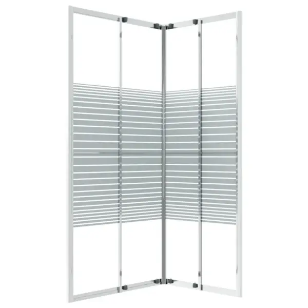 Nurgadušikabiin ESG turvaklaasiga, läbipaistev-valge, 90 x 70 x 180 cm – 4