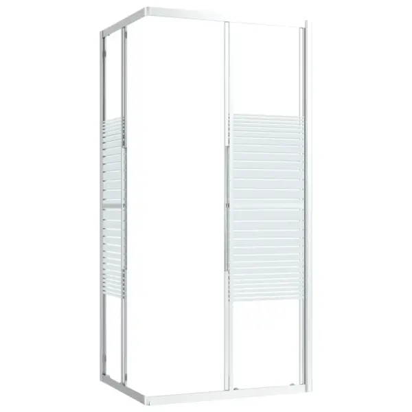 Nurgadušikabiin ESG turvaklaasiga, läbipaistev-valge, 90 x 70 x 180 cm – 5