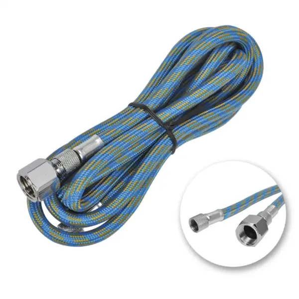 Gravitatsioonisöötmisega õhuvärvipüstoli komplekt, otsakud 0,2/0,3/0,5 mm, 7 ml tops, plastkohver – 3