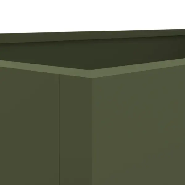 Oliiviroheline aia taimekast külmvaltsitud terasest, 62 x 40 x 39 cm – 8