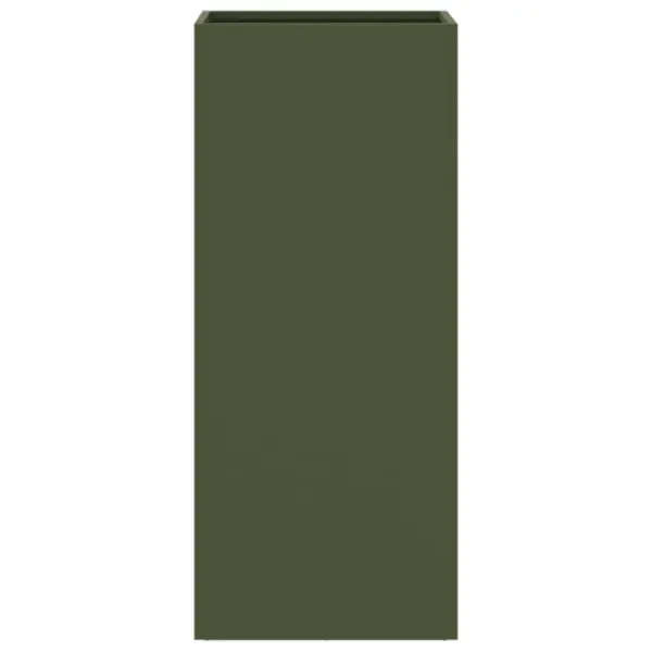 Aia taimekast oliiviroheline külmvaltsitud teras 32 x 29 x 75 cm – 5