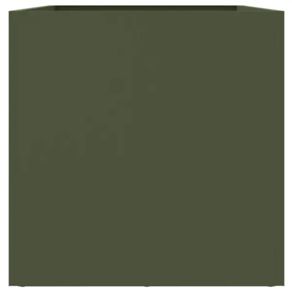 Aia taimekast oliiviroheline külmvaltsitud teras 62 x 30 x 29 cm – 6