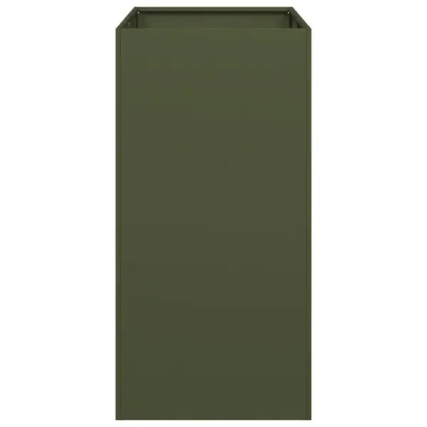 Aia taimekast, oliiviroheline külmvaltsitud teras, avatud põhjaga, 40 x 80 x 80 cm – 4