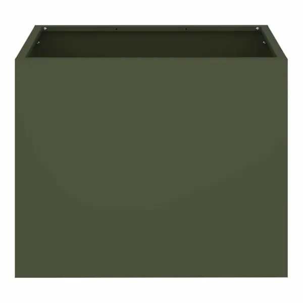Oliiviroheline aia istutuskast külmvaltsitud terasest, 50 x 32 x 40 cm – 5