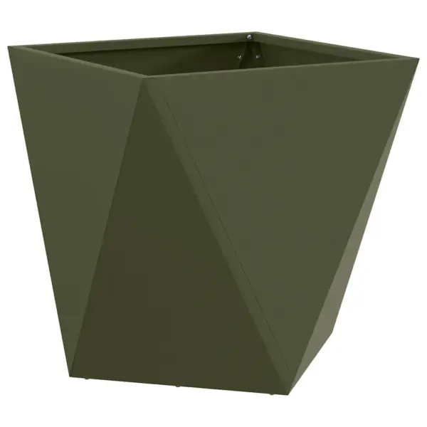Aia terasest taimekast, oliivroheline, 50 x 50 x 50 cm – 2