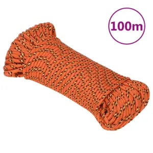 Paadiköis polüpropüleenist, oranž, 3 mm, 100 m